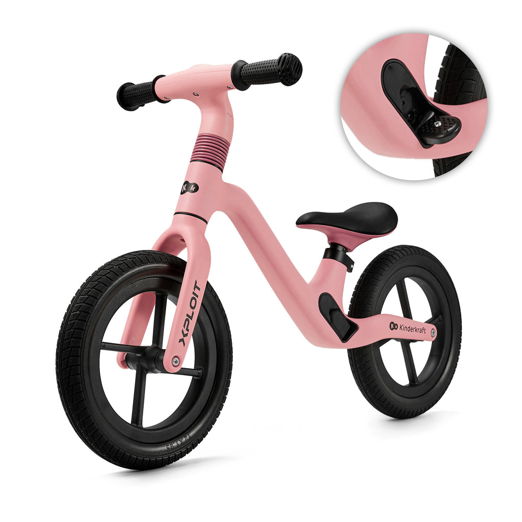 Kinderkraft XPLOIT колело за баланс BUBBLEGUM PINK - снимка 8