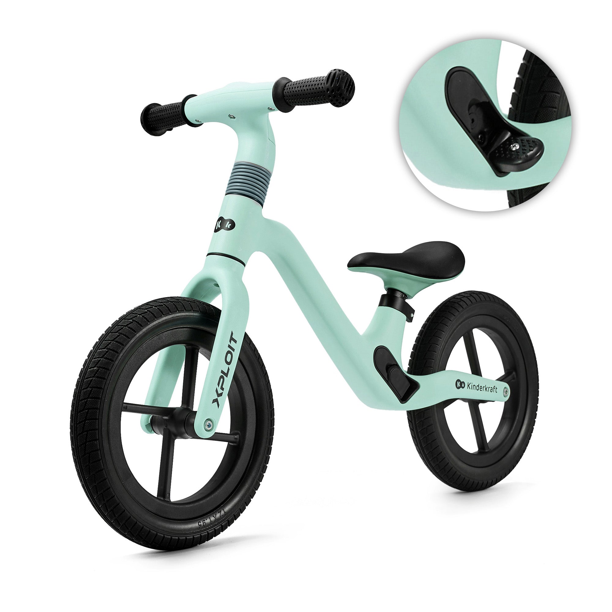 Kinderkraft XPLOIT колело за баланс TURQUOISE - снимка 8