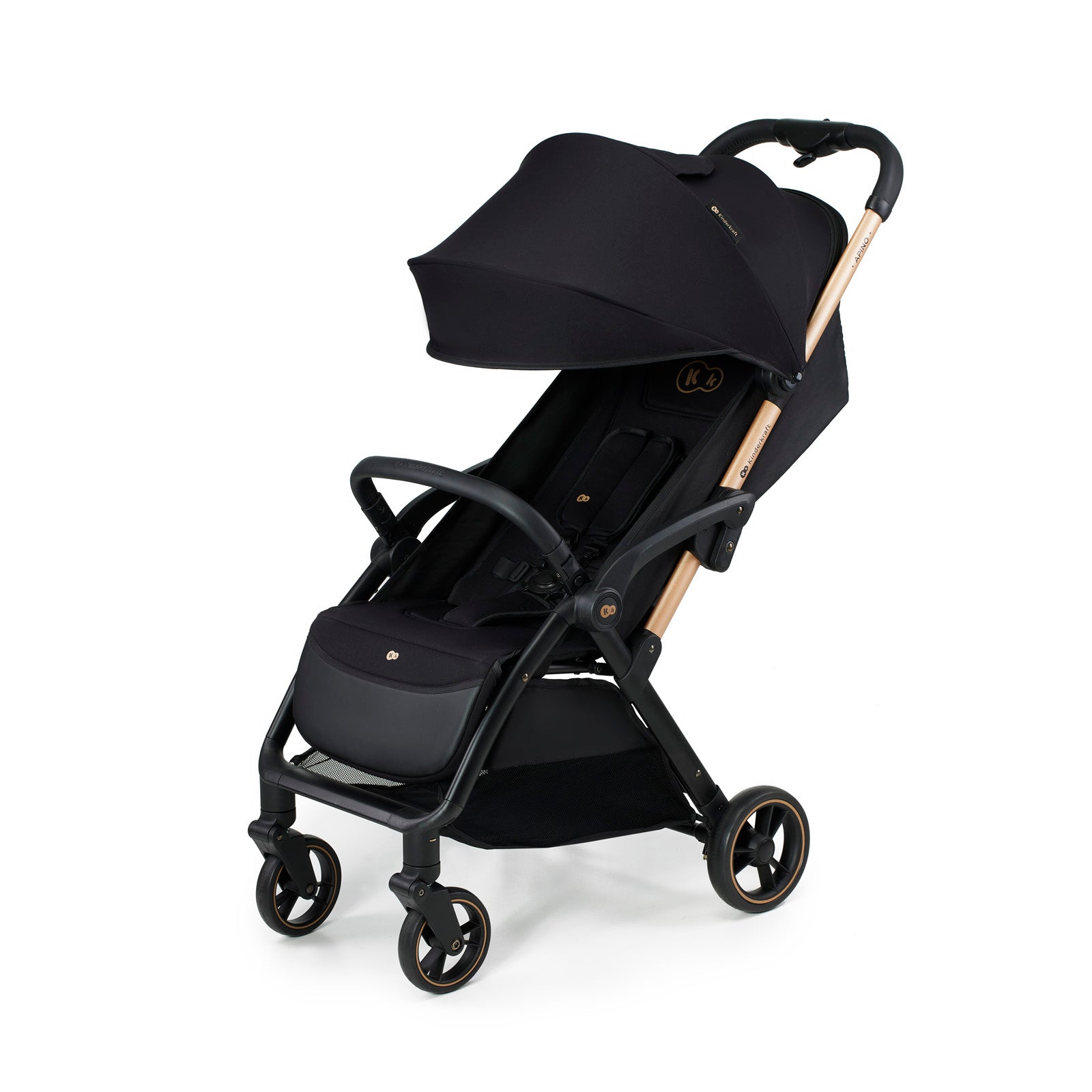 Kinderkraft APINO бебешка количка RAVEN BLACK - снимка 8
