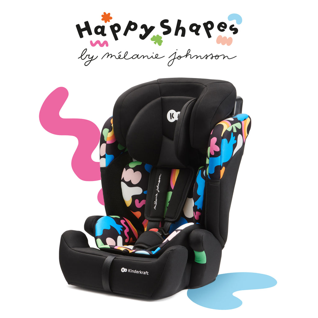 Kinderkraft столче за кола COMFORT UP i-Size HAPPY SHAPES - снимка 11