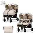 Д.КОЛИЧКА DUO BEIGE до 22 кг за близнаци