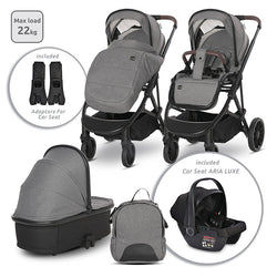 Д.КОЛИЧКА ARIA  3 в1 GREY