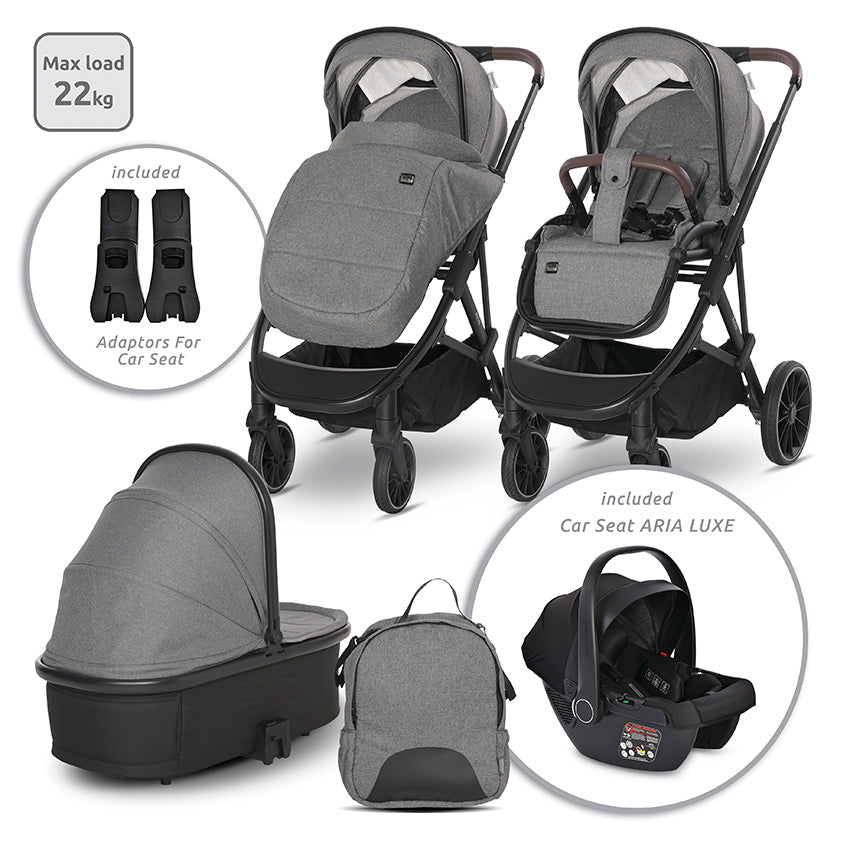 Д.КОЛИЧКА ARIA  3 в1 GREY
