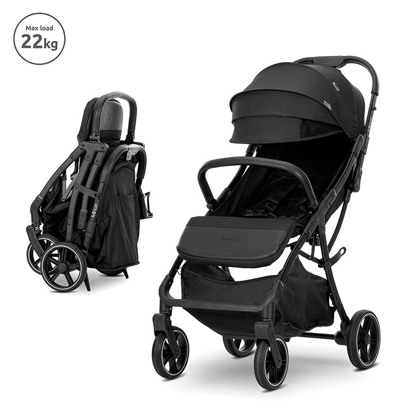 Д.КОЛИЧКА MINORI BLACK до 22 кг АВТОМАТИЧНО СГЪВАН