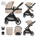 Д.КОЛИЧКА ASPEN CAPPUCCINO 2в1 до 22кг с трансформ