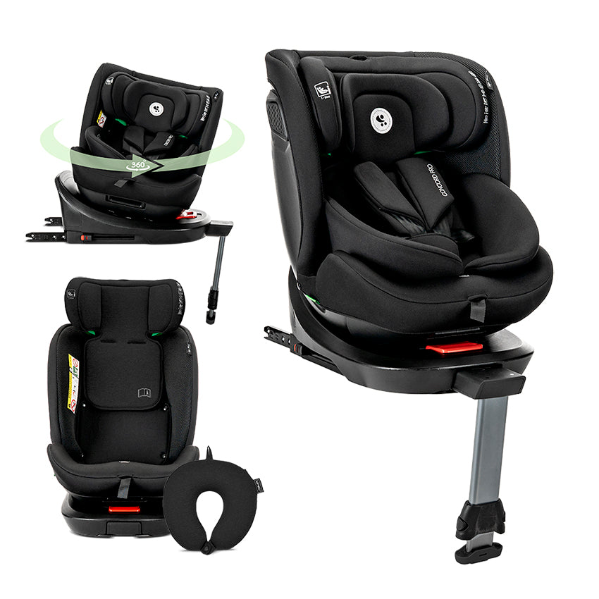 СТОЛ ЗА КОЛА CONCORD PRO BLACK i-Size ISOFIX 40-15