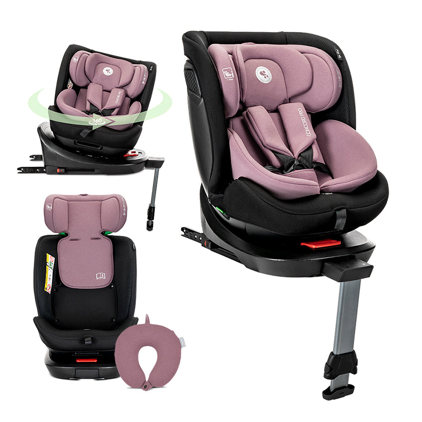 СТОЛ ЗА КОЛА CONCORD PRO PINK i-Size ISOFIX 40-150