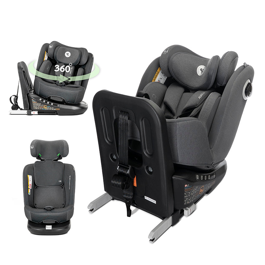 СТОЛ ЗА КОЛА AURIGA GREY i-Size 40-150 CM ISOFIX,