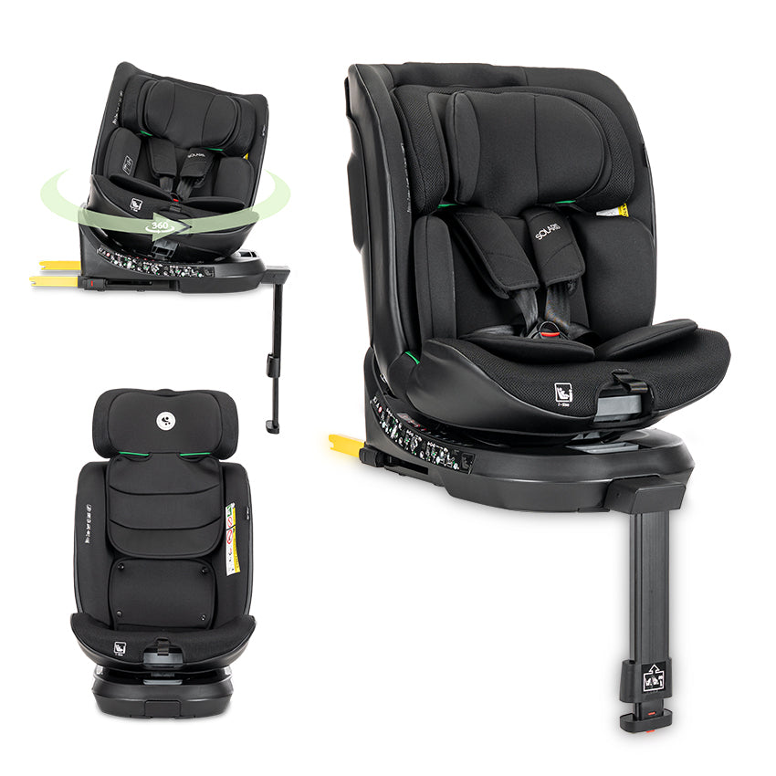 АВТОСТОЛ SOLARIS BLACK i-Size ISOFIX 40-150 CM SUP