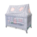 КОШАРА SWEET HOME 2 НИВА С ПОКРИВ GREY