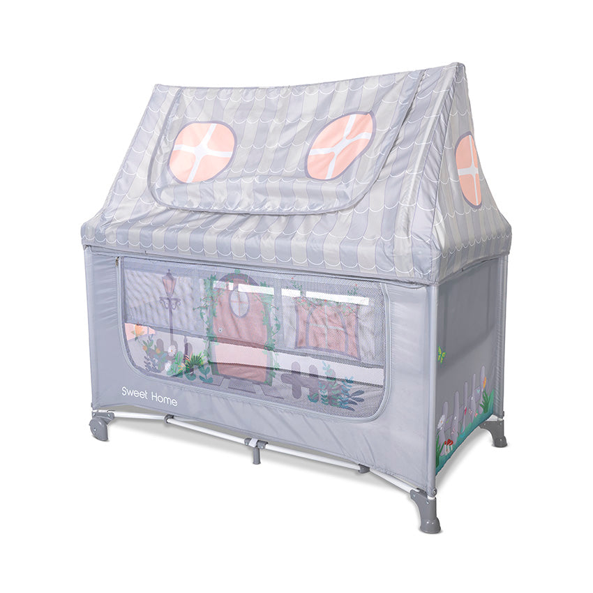 КОШАРА SWEET HOME 2 НИВА С ПОКРИВ GREY