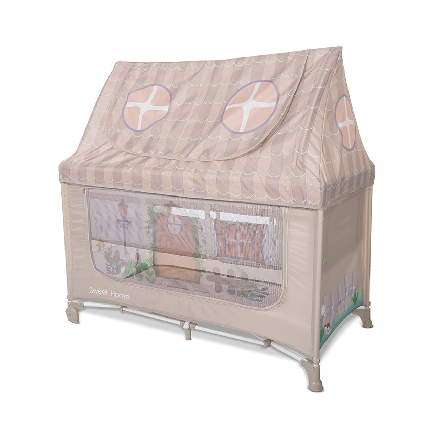КОШАРА SWEET HOME 2 НИВА С ПОКРИВ BEIGE
