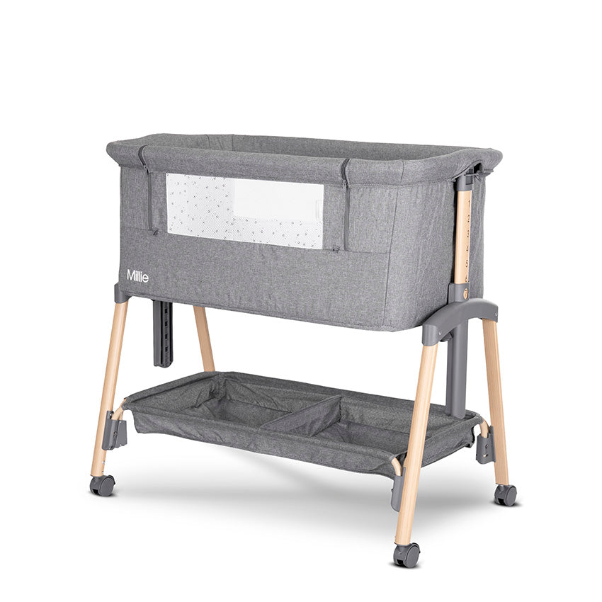 МИНИ КОШАРА MILLIE С ПАДАЩА ПРЕГРАДА GREY /wooden