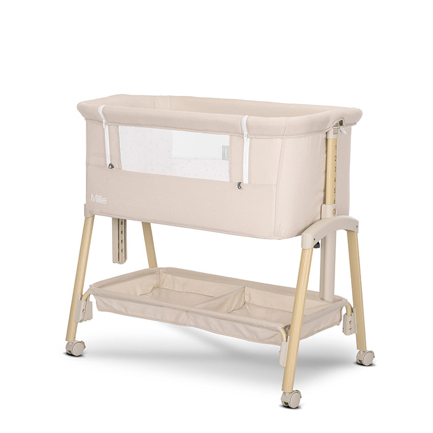 МИНИ КОШАРА MILLIE С ПАДАЩА ПРЕГРАДА BEIGE /wooden