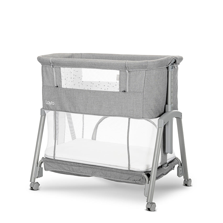 МИНИ КОШАРА LAYLA 2В1 GREY С ПАДАЩА ПРЕГРАДА