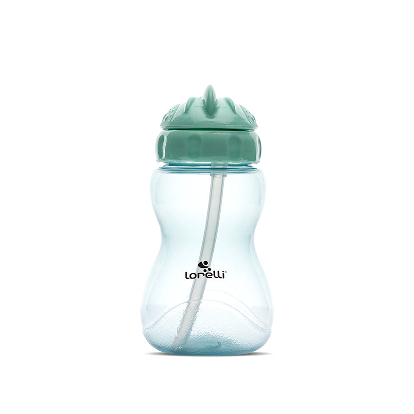 МИНИ СПОРТНА БУТИЛКА GREEN/BLUE със сламка