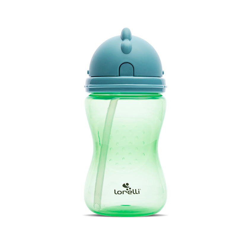СПОРТНА БУТИЛКА СЪС СЛАМКА BLUE/GREEN