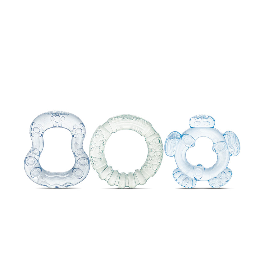 ГРИЗАЛКИ КОМПЛЕКТ 3 БРОЯ ICEBERG GREEN/AIRY BLUE