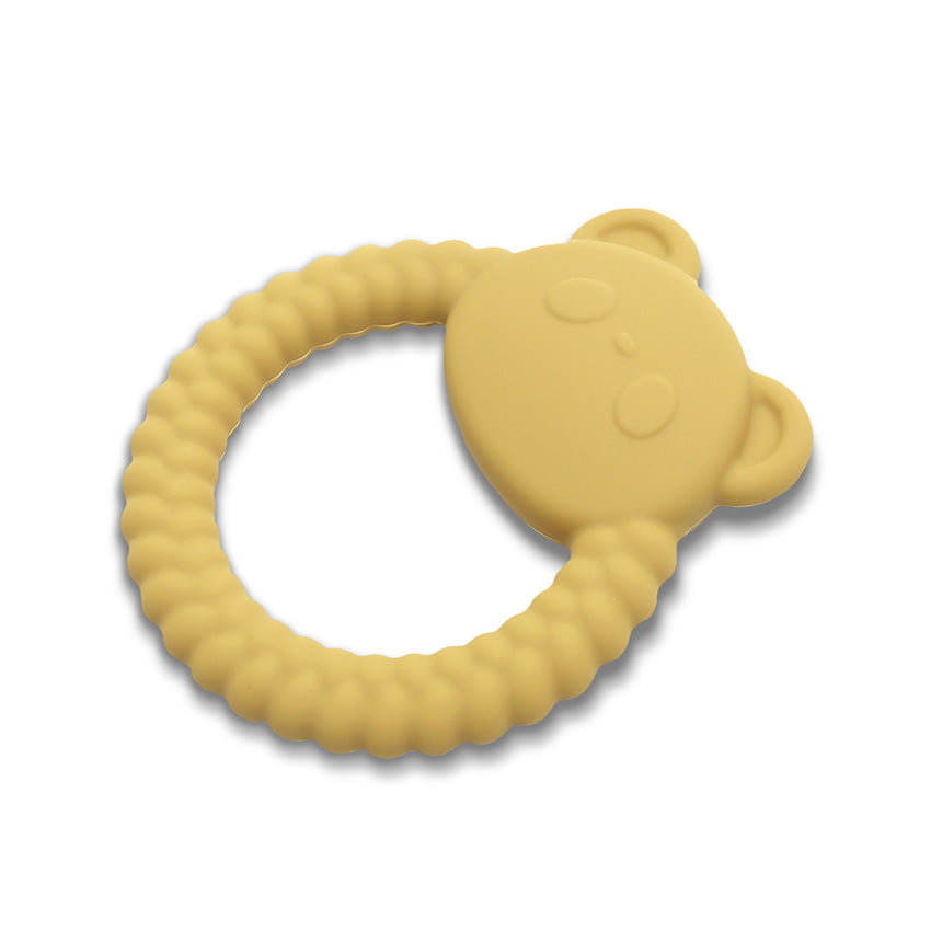 СИЛИКОНОВА ГРИЗАЛКА ПАНДА NATURAL YELLOW