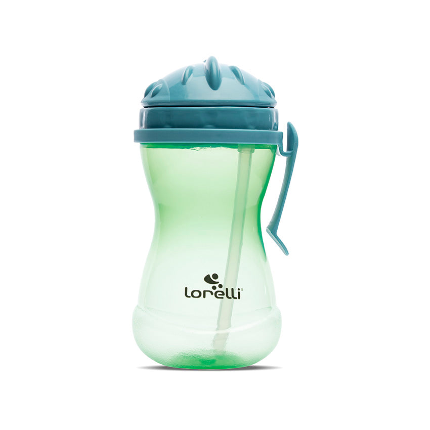 СПОРТНА БУТИЛКА С ДРЪЖКA BLUE/GREEN и сламка