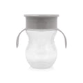 ЧАША НЕРАЗЛИВАЩА 360 ГРАДУСА СИВА 270ml с дръжки