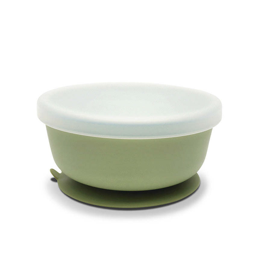 СИЛИКОНОВА ВАКУУМ КУПА С КАПАК NATURAL FRESH GREEN
