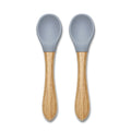 СИЛИКОНОВИ ЛЪЖИЧКИ С БАМБУК 2БР NATURAL GREY