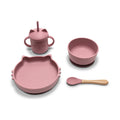 СИЛИКОНОВ СЕТ ЗА ХРАНЕНЕ 4 ЧАСТИ NATURAL DEEP PINK