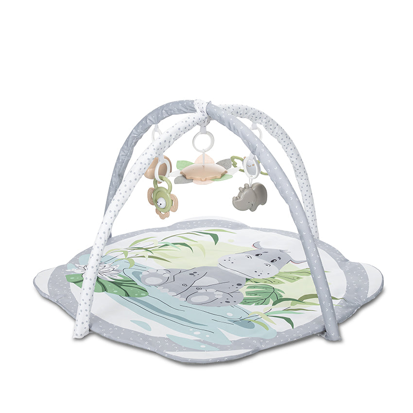 ТЕПИХ SAFARI FRIENDS 93X93 HIPPO GREY