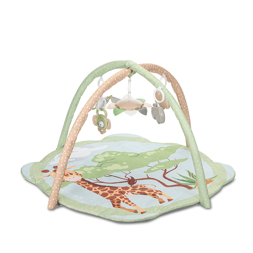 ТЕПИХ SAFARI FRIENDS 93X93 GIRAFFE GREEN