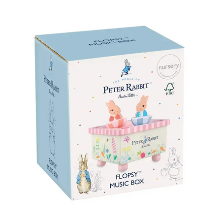 Музикална кутия- Peter Rabbit, розова - снимка 2