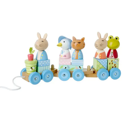 Дървен влак за дърпане- Peter Rabbit™
