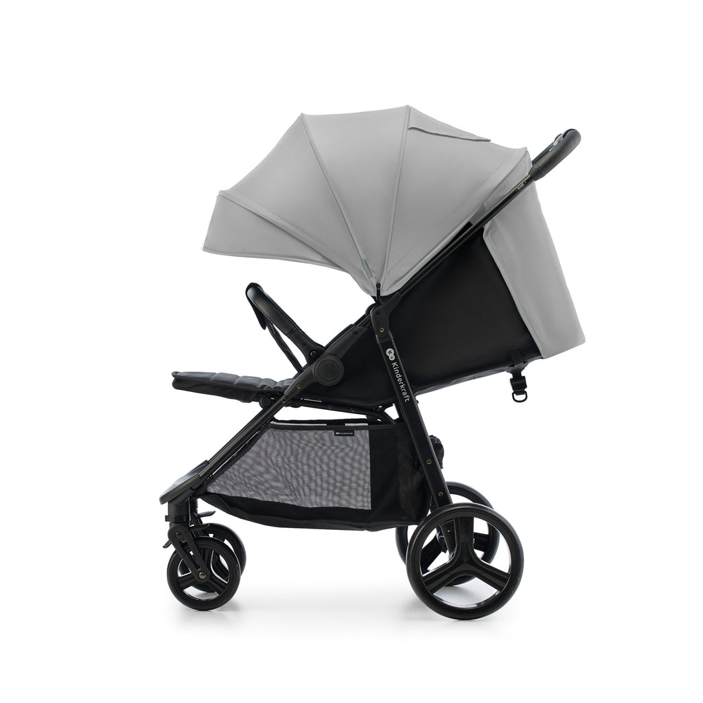 KinderKraft RINE бебешка количка MOONLIGHT GREY - снимка 3