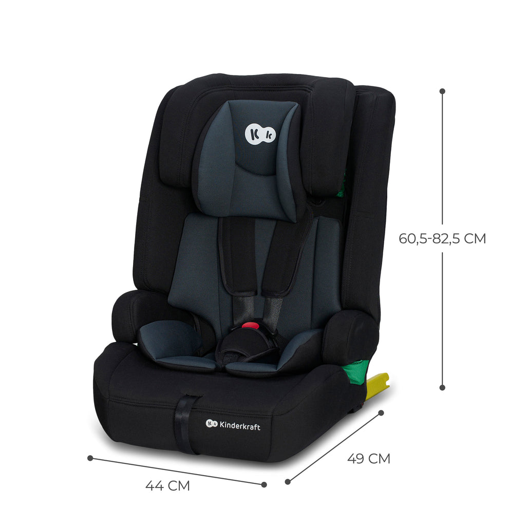 Kinderkraft SAFETY FIX 2 столче за кола BLACK - снимка 3
