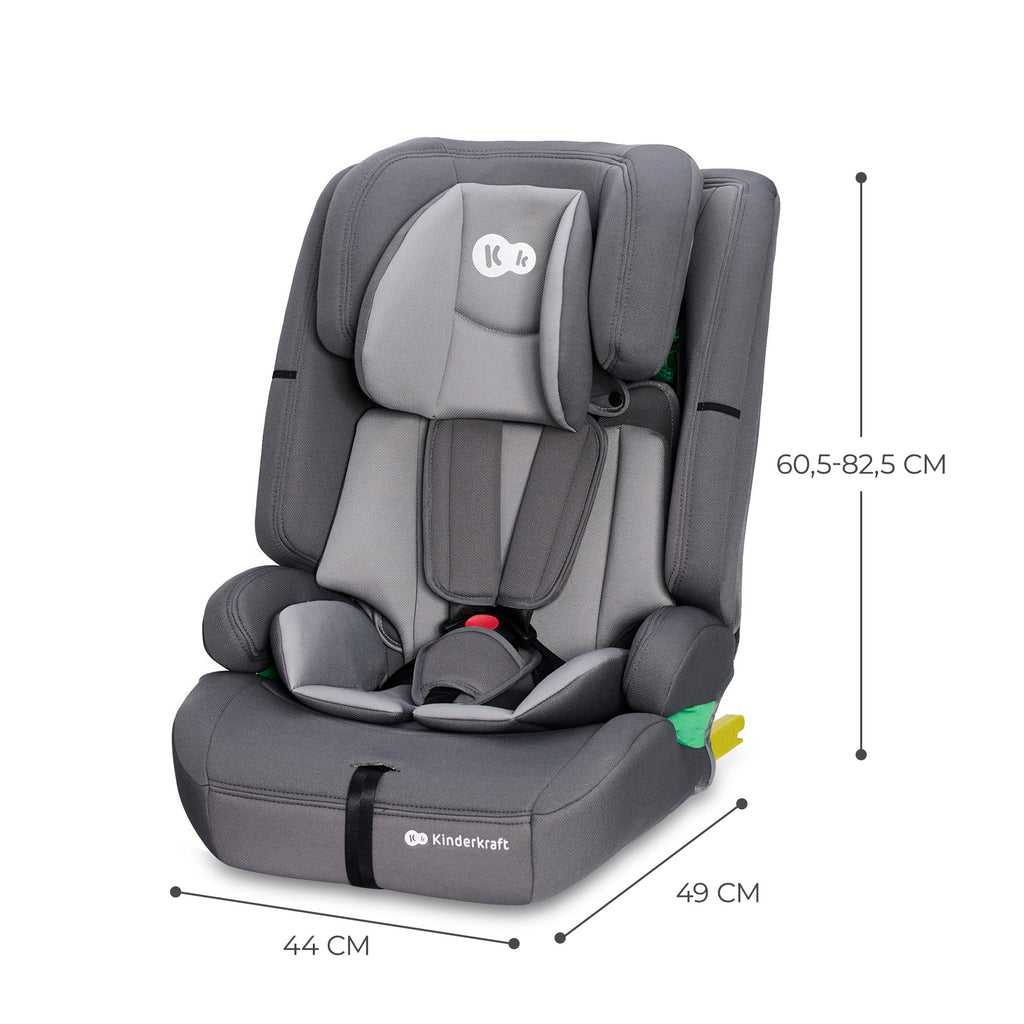 Kinderkraft SAFETY FIX 2 столче за кола GREY - снимка 2