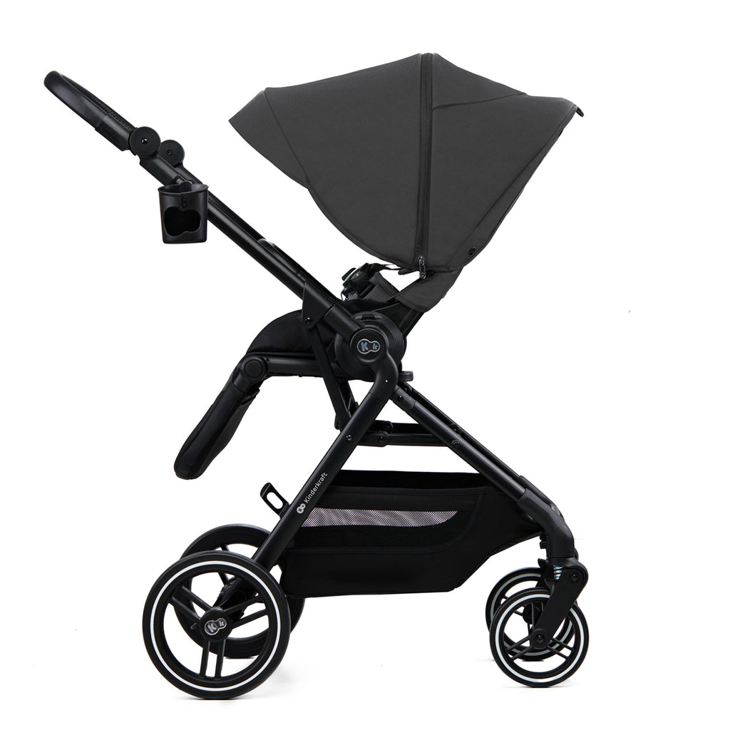 Kinderkraft YOXI бебешка количка 3в1 MOONLIGHT GREY - снимка 4