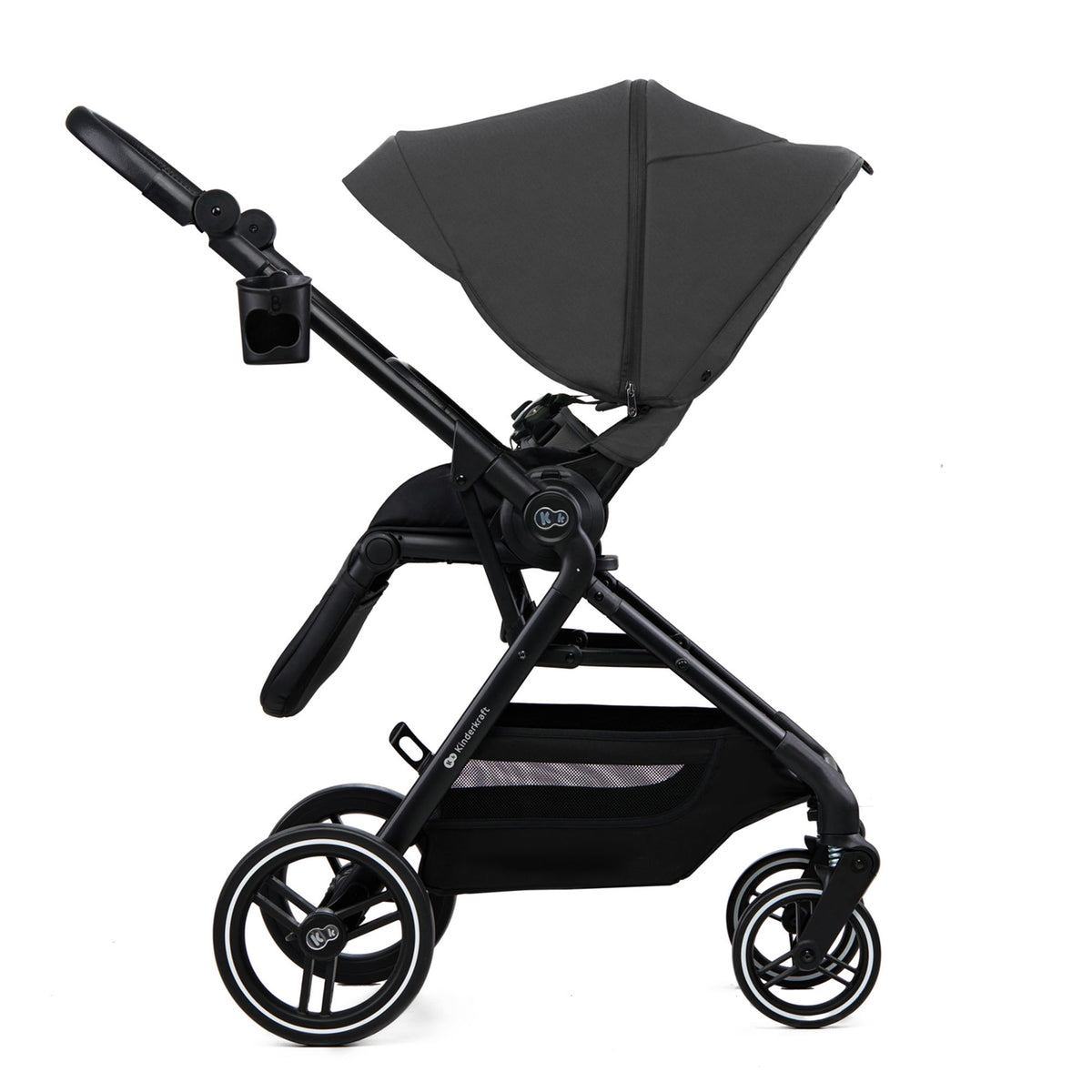 Kinderkraft YOXI бебешка количка 3в1 MOONLIGHT GREY - снимка 4