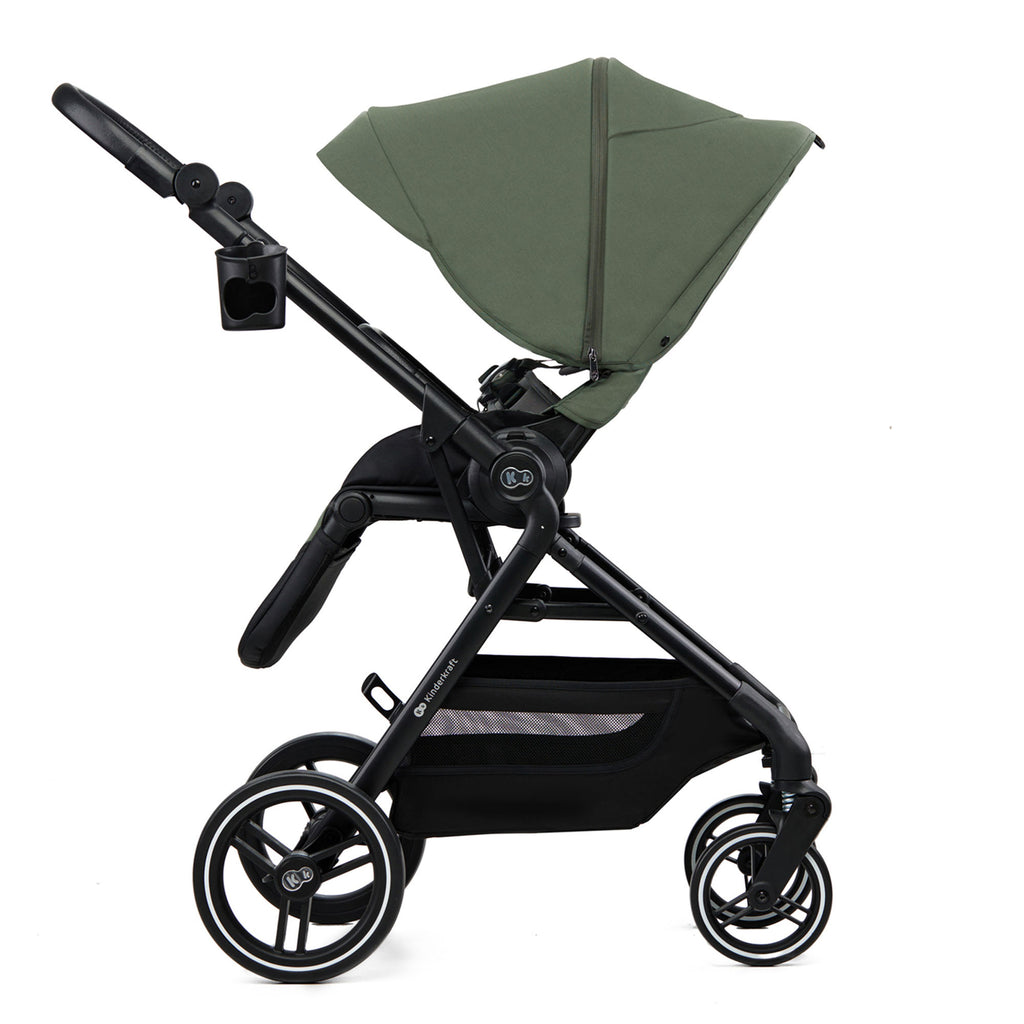 Kinderkraft YOXI бебешка количка 3в1 MYSTIC GREEN - снимка 3