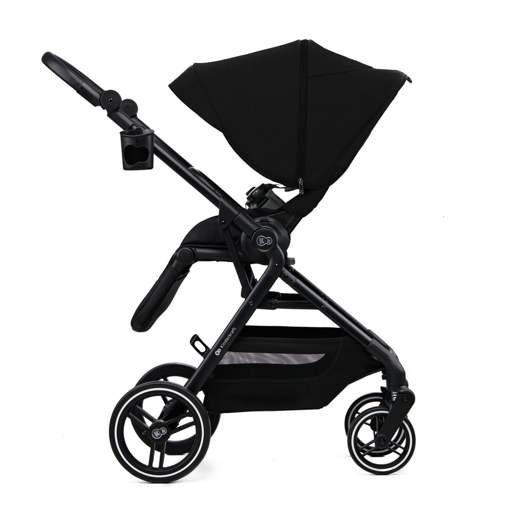 Kinderkraft YOXI бебешка количка 3в1 PURE BLACK - снимка 2