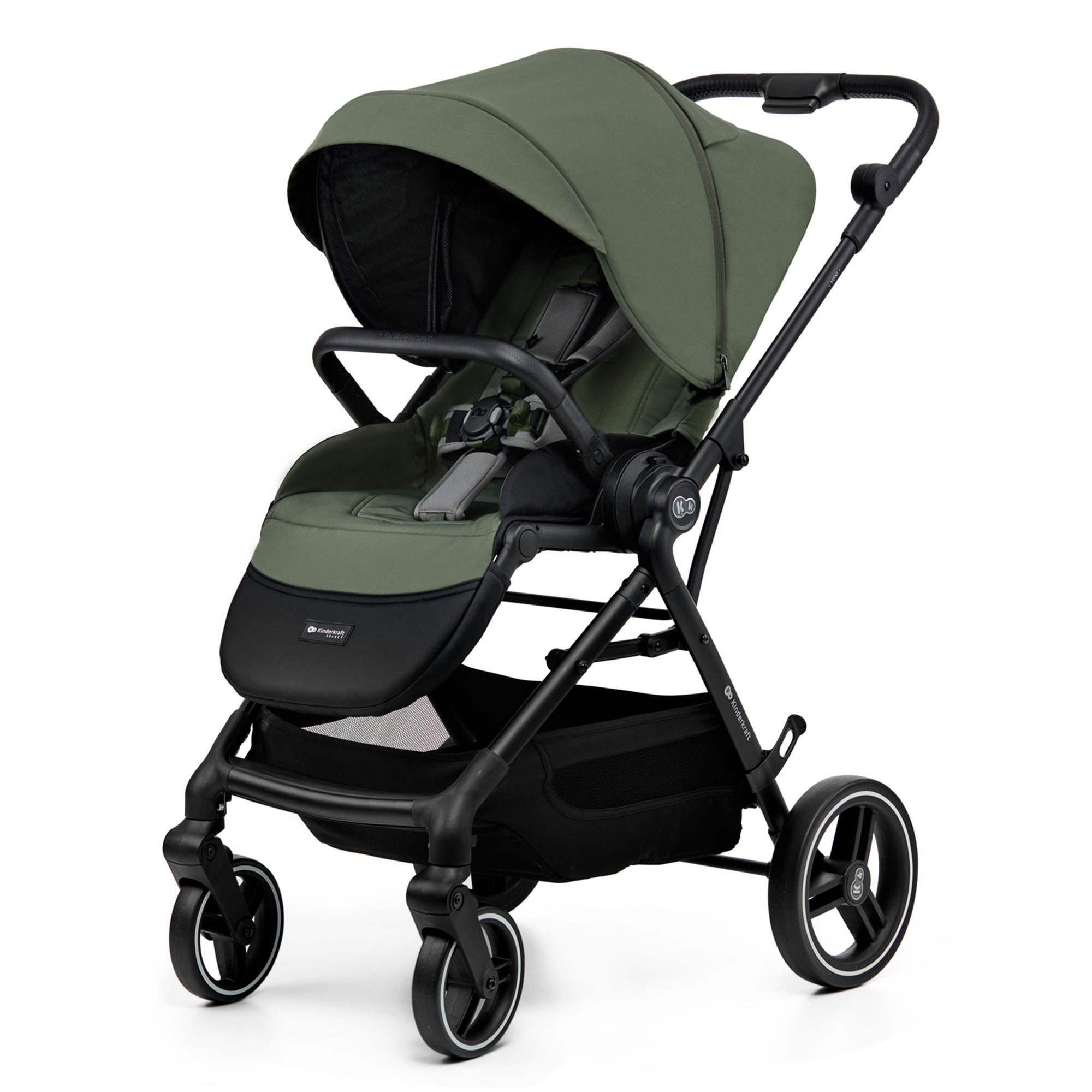 Kinderkraft YOXI бебешка количка 3в1 MYSTIC GREEN - снимка 2