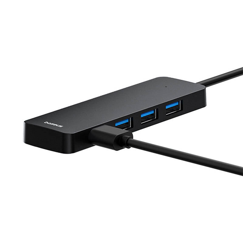 USB хъб Baseus UltraJoy, 4 Порта, USB към 4xUSB 3.0, 0.15m, Черен - 12073