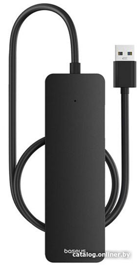 USB хъб Baseus UltraJoy, 4 Порта, USB към 4xUSB 3.0, 0.5m, Черен - 12074