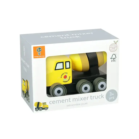 Дървен камион бетоновоз, Orange Tree Toys - снимка 3