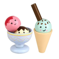 Дървен комплект сладоледи, 5 части, Orange Tree Toys