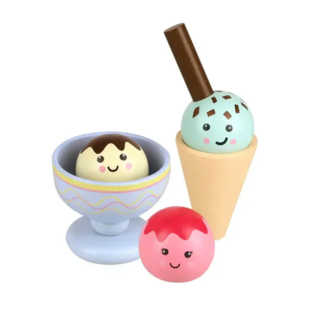 Дървен комплект сладоледи, 5 части, Orange Tree Toys - снимка 3