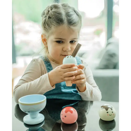 Дървен комплект сладоледи, 5 части, Orange Tree Toys - снимка 5