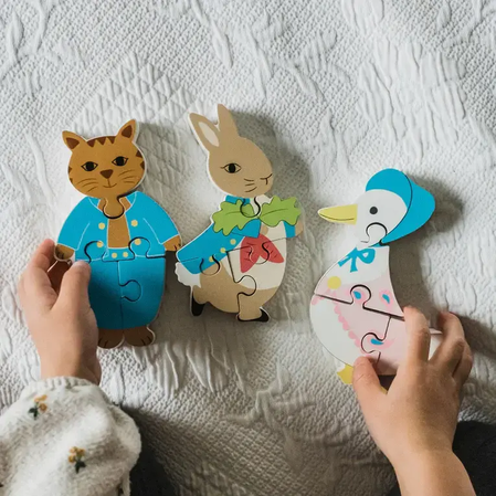 Дървен пъзел, Peter Rabbit - снимка 6