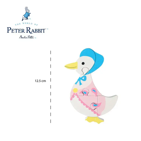 Дървен пъзел, Jemima puddle-duck - снимка 3