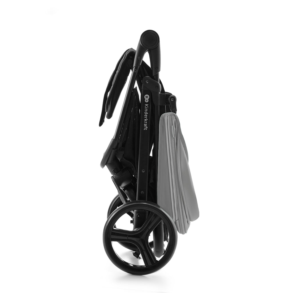 KinderKraft RINE бебешка количка MOONLIGHT GREY - снимка 5