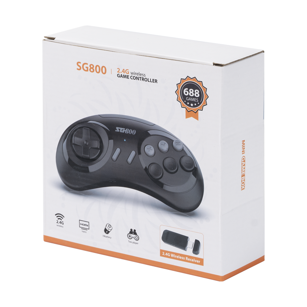 Игрова конзола No brand SG800, 688 Вградени игри, HDMI, Черен - 13031